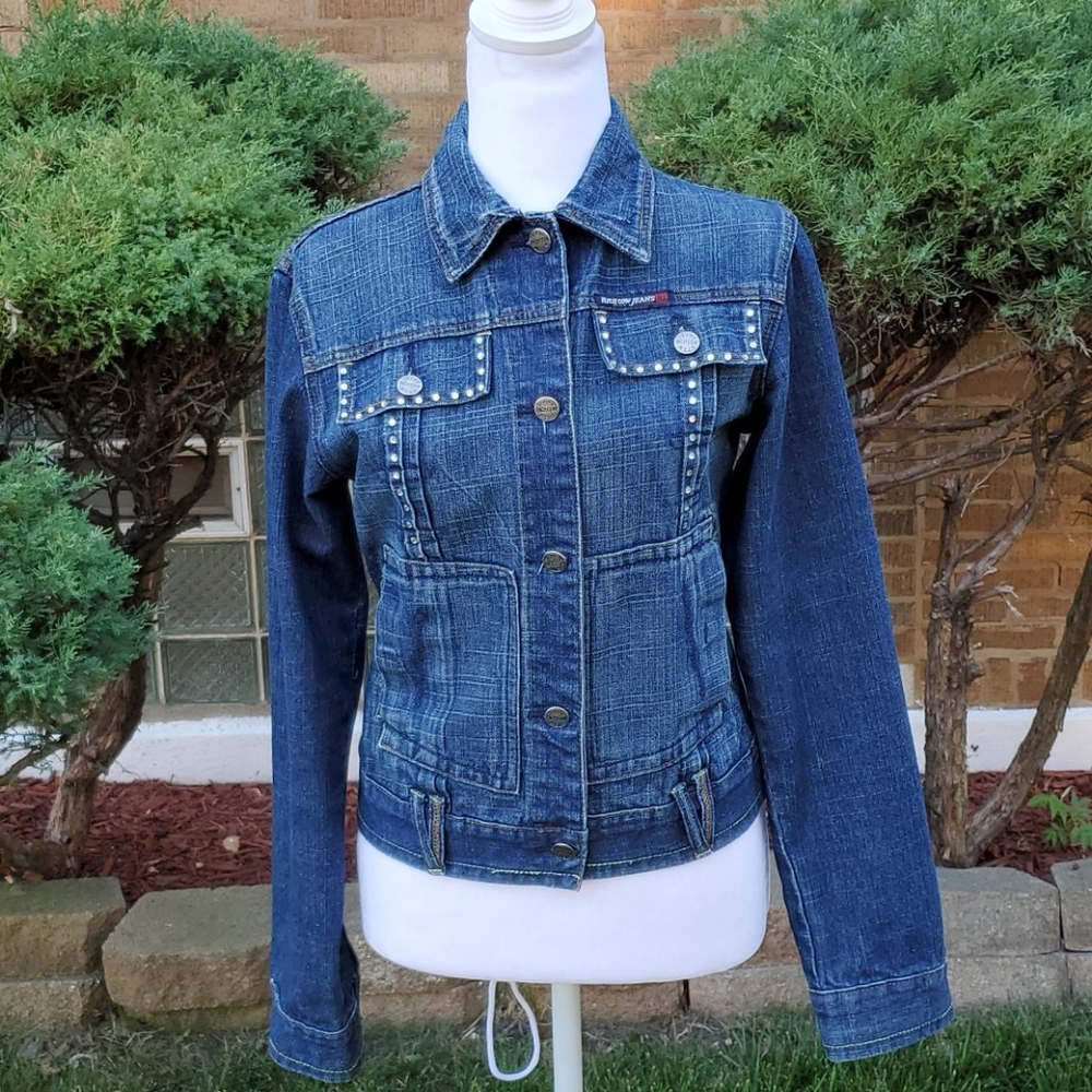 Richcow Jeans(RJ) Women's Blue Jean Jacket